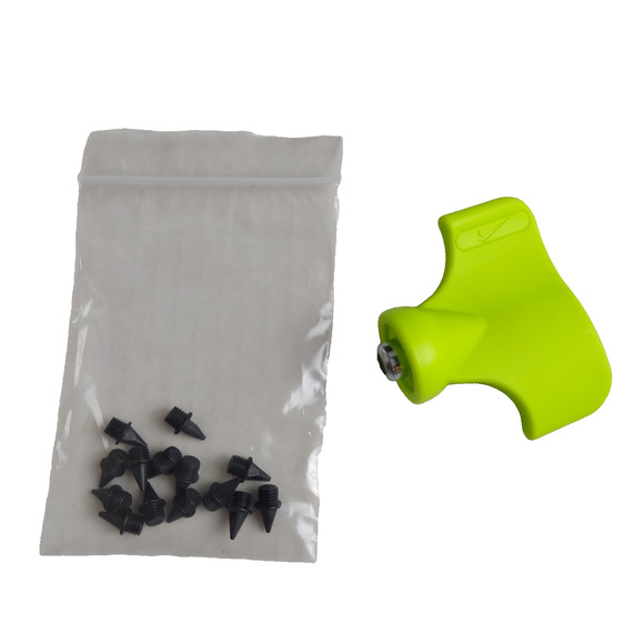 NIKE Men's Track Spikes 10.5 Black Green Purple Rival D Distance 806556 Extras - Picture 9 of 13